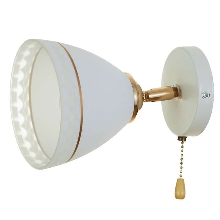 Бра 2729/1 E27 40Вт бело-золотой