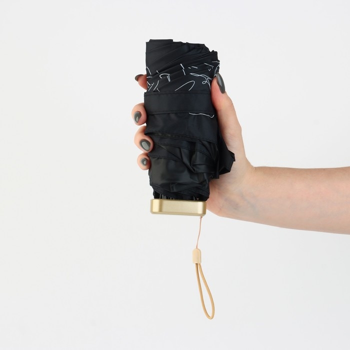 Зонт женский «Тропические листья», 6 спиц, складывается в размер телефона. Зонт женский «Тропические листья», 6 спиц, складывается в размер телефона.