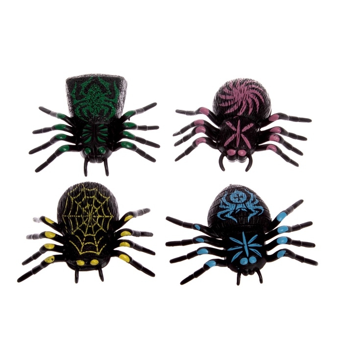 Липучка «Паук», сползает по стеклу, цвета МИКС Липучка «Паук», сползает по стеклу, цвета МИКС