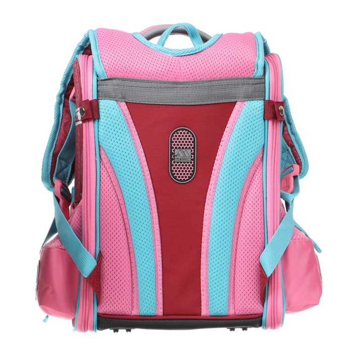 Ранец школьный Стандарт, раскаладной, 36 х 29 х 17 см, Across 191, наполнение: мешок, розовый ACR22-191-10 Ранец школьный Стандарт, раскаладной, 36 х 29 х 17 см, Across 191, наполнение: мешок, розовый ACR22-191-10