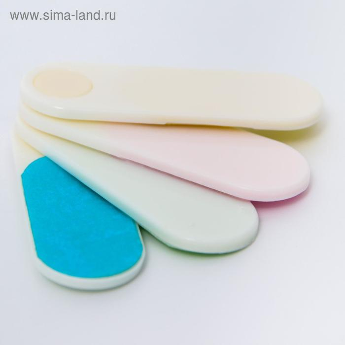 Набор маникюрный детский, 4 предмета: безопасные ножницы, щипчики с ручкой, пилочка, пинцет, цвет белый Набор маникюрный детский, 4 предмета: безопасные ножницы, щипчики с ручкой, пилочка, пинцет, цвет белый