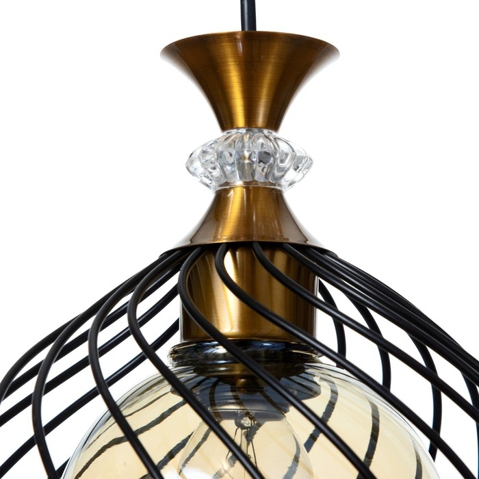 Светильник BayerLux Светильник BayerLux "Синара" E27 40Вт черный 21,5х21,5х19-119 см