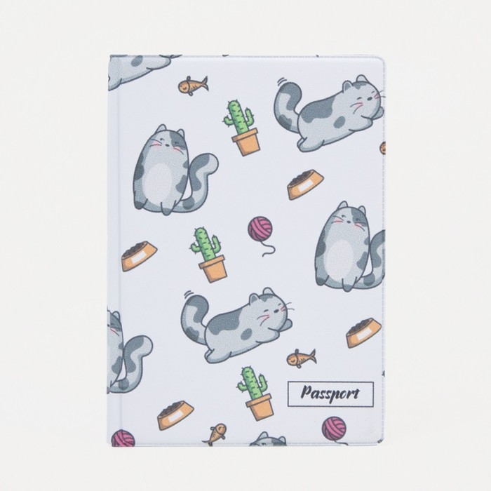 Обложка для паспорта, цвет белый Обложка для паспорта, цвет белый