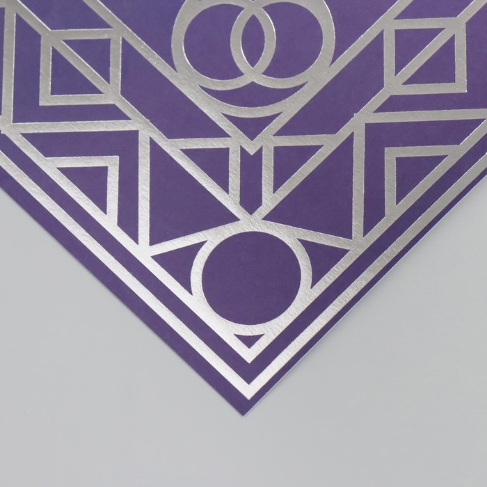 Бумага д/скрапа двусторонняя Бумага д/скрапа двусторонняя "Эклектика серебро и мехенди" 180 гр набор 10 шт 15,5х17см