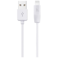 Кабель Hoco X1, Lightning - USB, 2.4 А, 3 м, белый