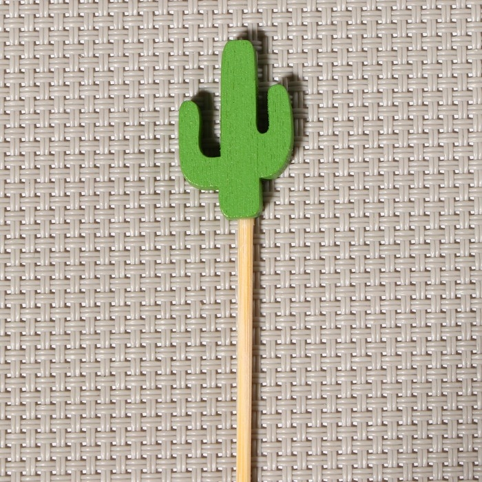 Шпажки Доляна «Гладкий кактус», 12 см, набор 25 шт Шпажки Доляна «Гладкий кактус», 12 см, набор 25 шт