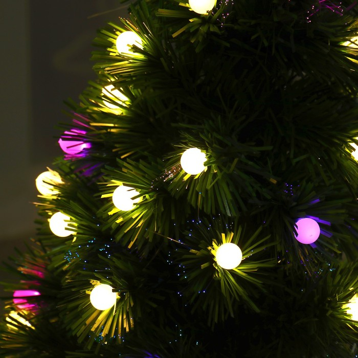 Ёлка фиброоптическая  Ёлка фиброоптическая "Огонёк" 90 см d нижнего яруса 50 см 79 веток