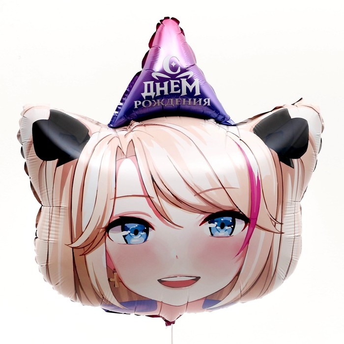 Воздушный шар фольгированный 24" &laquo;Аниме-блонди&raquo;, без подложки