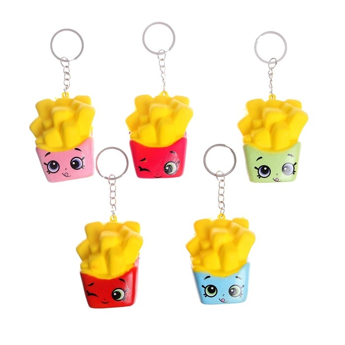 Мялка сквиши «Картошечка» набор 3 штуки, цвет МИКС Мялка сквиши «Картошечка» набор 3 штуки, цвет МИКС