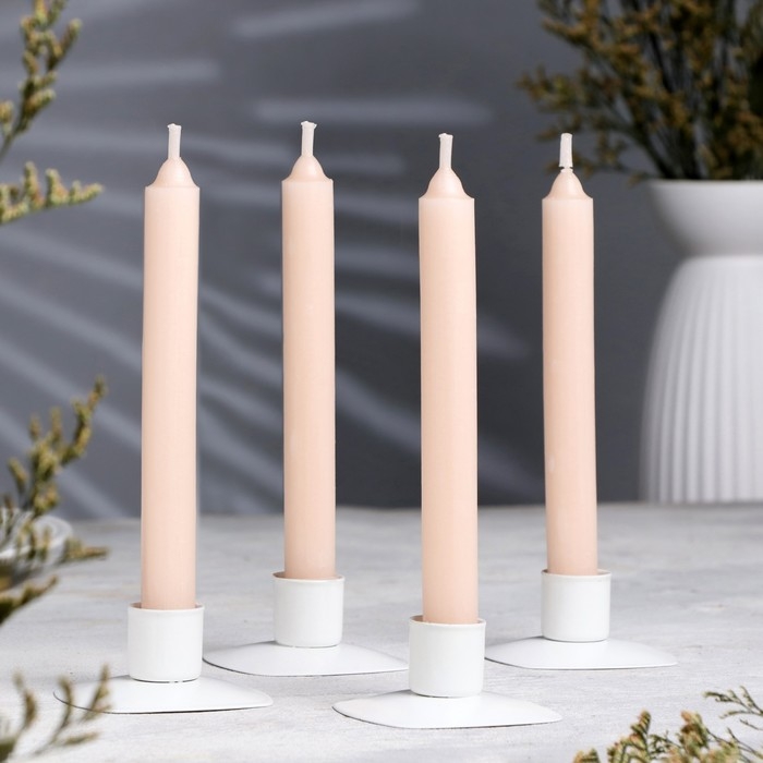 Набор свечей хозяйственных, 1,8х17,5 см, 5 ч, 40 г, 4 штуки Набор свечей хозяйственных, 1,8х17,5 см, 5 ч, 40 г, 4 штуки