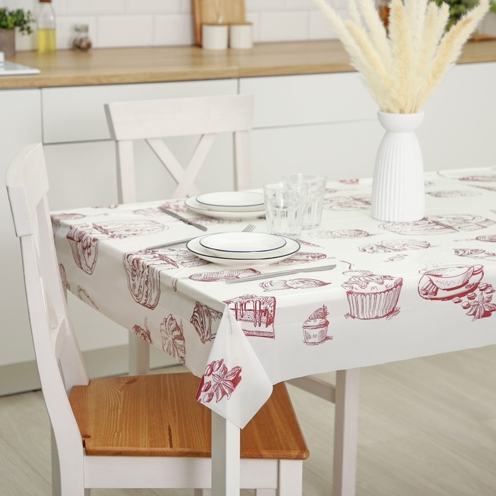 Скатерть без основы одноразовая двухсторонняя «Сладости», 110×180 см, рулон 3 шт Скатерть без основы одноразовая двухсторонняя «Сладости», 110×180 см, рулон 3 шт