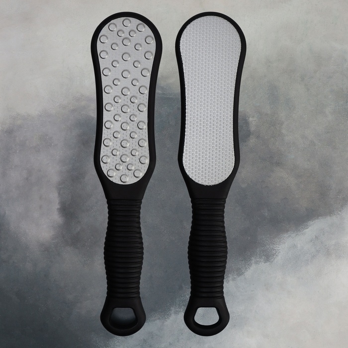 Пилка для ног, лазерная, двусторонняя, 25,5 см, цвет чёрный Пилка для ног, лазерная, двусторонняя, 25,5 см, цвет чёрный