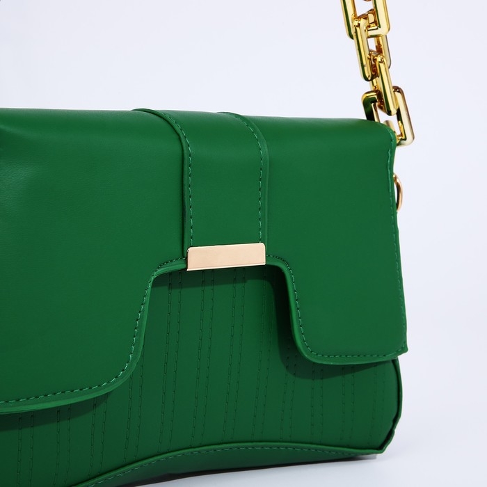 Сумка-мессенджер на магните, цвет зелёный Сумка-мессенджер на магните, цвет зелёный