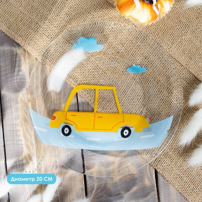 Набор детской посуды Доляна «Бип-бип», 3 предмета: миска 450 мл, тарелка d=20 см, кружка 200 мл Набор детской посуды Доляна «Бип-бип», 3 предмета: миска 450 мл, тарелка d=20 см, кружка 200 мл