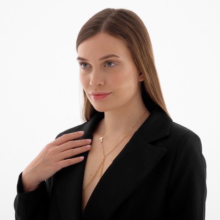 Портупея «Крестики» 4 нити, цвет золото Портупея «Крестики» 4 нити, цвет золото