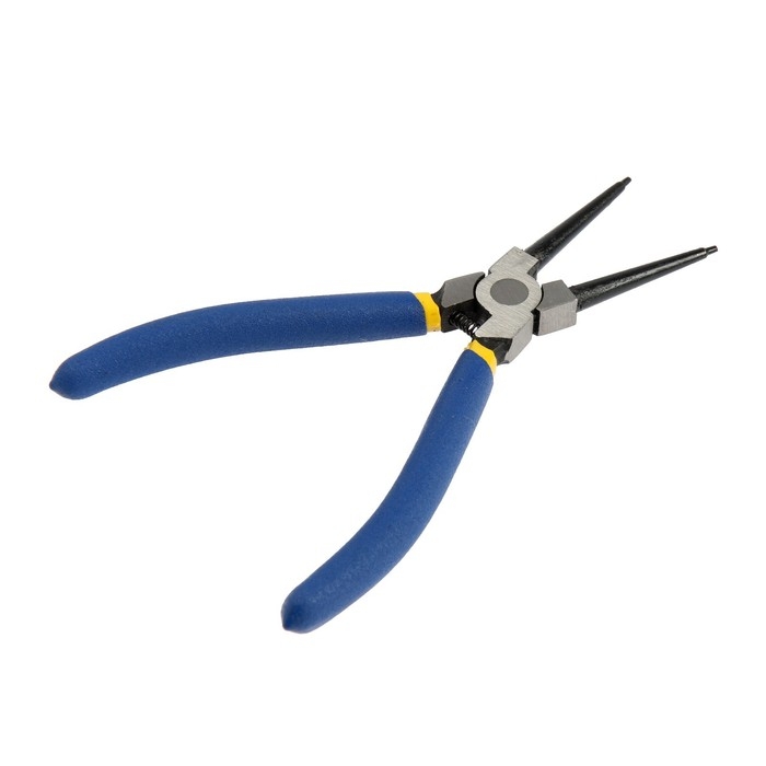 Съемник внутренних стопорных колец ТУНДРА, прямые губки на сжим, 170 мм Съемник внутренних стопорных колец ТУНДРА, прямые губки на сжим, 170 мм