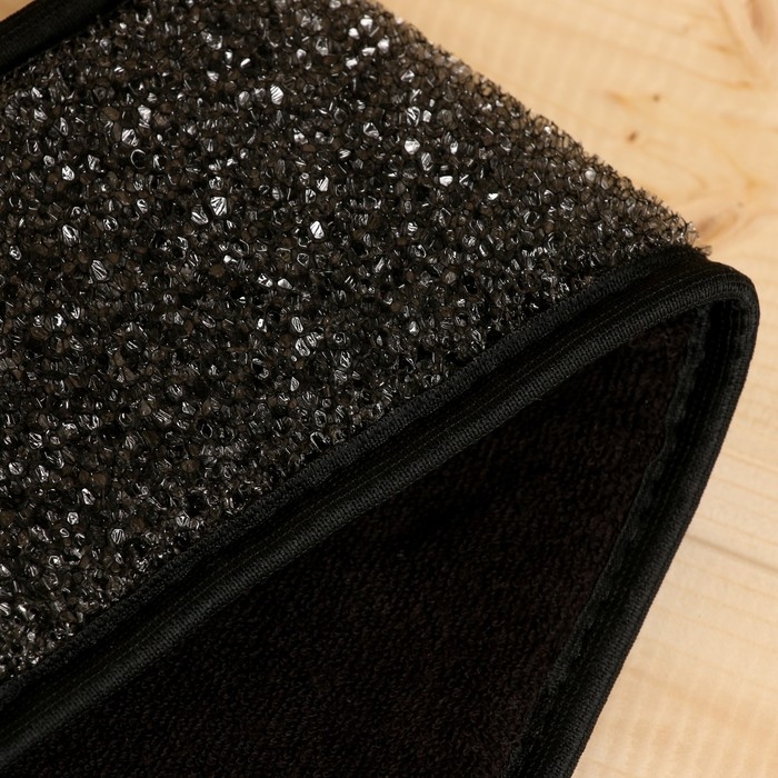 Мочалка банная с ручками Мочалка банная с ручками "Жесть", 48х10см