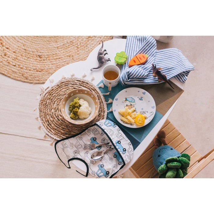 Салфетка сервировочная на стол «Пудра», 45,5×30 см, цвет бежево-синий Салфетка сервировочная на стол «Пудра», 45,5×30 см, цвет бежево-синий