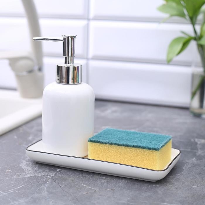 Набор губок для посуды с чистящим слоем Доляна «Макси», 9×6×3,5 см, 10 шт Набор губок для посуды с чистящим слоем Доляна «Макси», 9×6×3,5 см, 10 шт