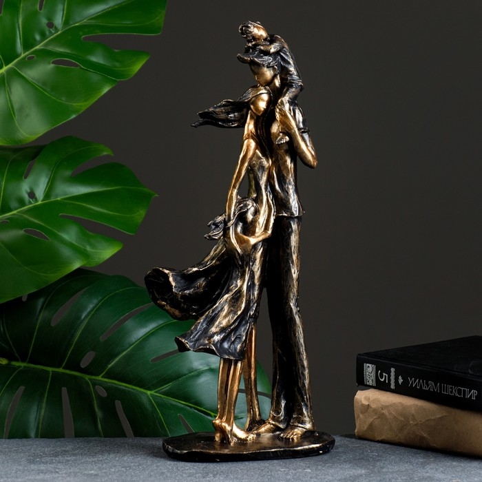 Фигура  Фигура "Семья" бронза, 36х16х8см