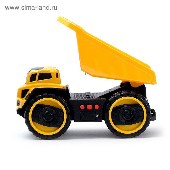 Грузовик инерционный «Карьерный самосвал», световые и звуковые эффекты Грузовик инерционный «Карьерный самосвал», световые и звуковые эффекты