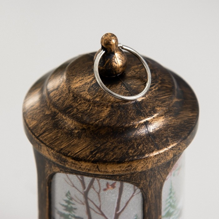 Ночник "Рождество" LED 1Вт 3хLR1103 бронза 6,5х6,5х12,5см RISALUX