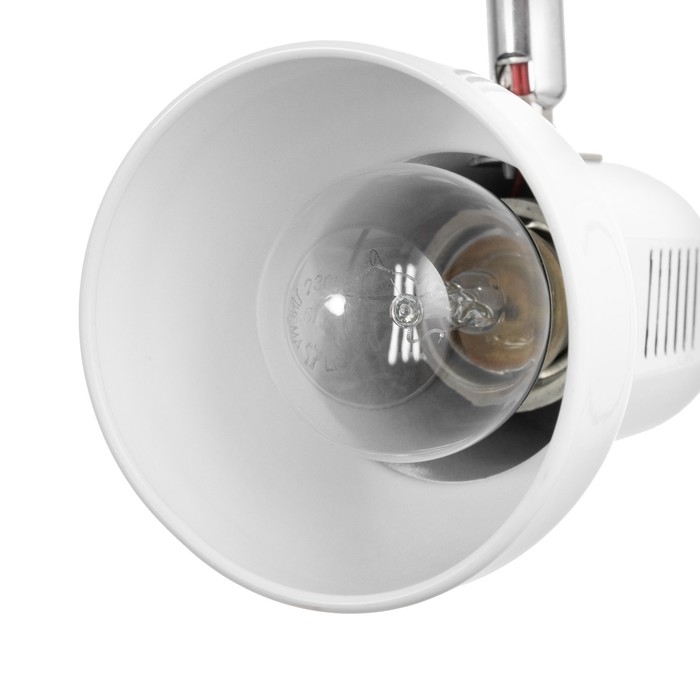 Светильник трековый Светильник трековый "Холли" Е27 40Вт белый 15х9х40см