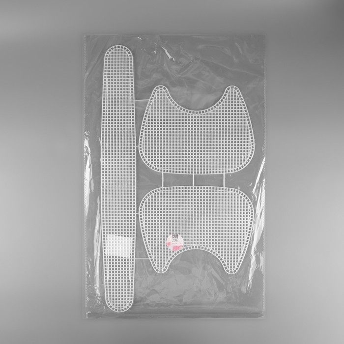 Канва-основа для вышивания сумки, пластиковая, 52 × 29 см, цвет белый Канва-основа для вышивания сумки, пластиковая, 52 × 29 см, цвет белый