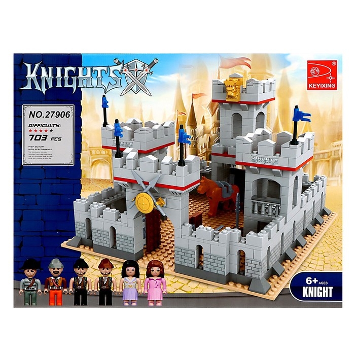 Конструктор Рыцари «Серая Башня», 703 детали Конструктор Рыцари «Серая Башня», 703 детали