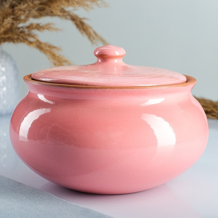 Супница  Супница "Вятская" 2,5л, розовая