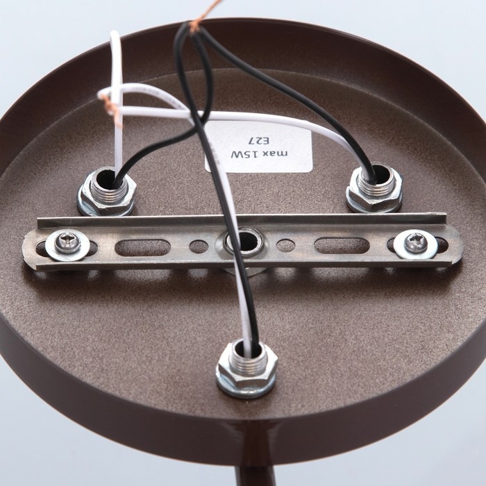 Люстра Люстра "Онлайн" (цветок) 3х15Вт Е27 МОДЕЛЬ: BR 00217 венге/белый