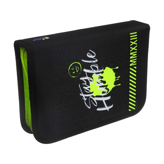 Пенал 1 секция, 140 х 200 х 40 мм, 2 откидные планки, тканевый, ПКТ 09-20 Пенал 1 секция, 140 х 200 х 40 мм, 2 откидные планки, тканевый, ПКТ 09-20 "На позитиве"