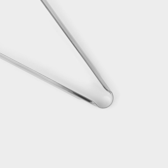 Щипцы кухонные Доляна «Лопатка», 201 сталь, 24 см, цвет серебристый