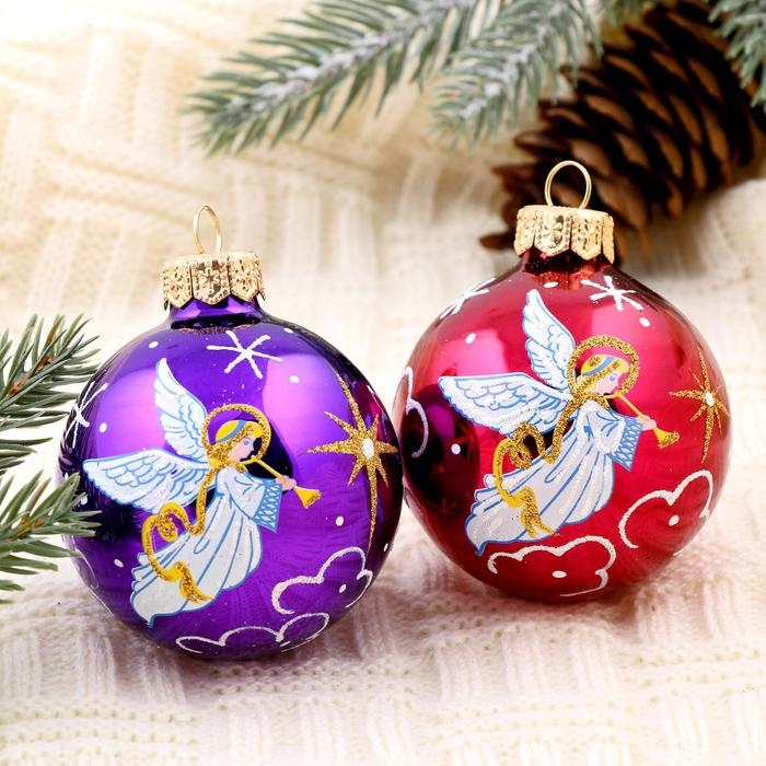 Шар Шар "Новогодний " d-6 см, микс