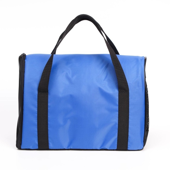 Сумка - переноска для животных  Сумка - переноска для животных "Туннель", нейлон, 33 х 19 х 23 см, васильковый