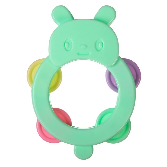 Погремушка - бубен «Зайчик», Крошка Я Погремушка - бубен «Зайчик», Крошка Я