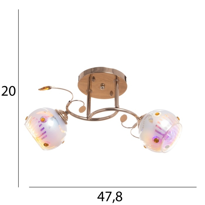 Люстра Люстра "Арден" 2х40Вт Е27 Золото МОДЕЛЬ: 2600551