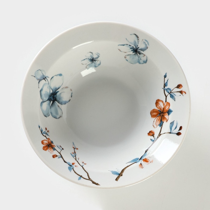 Тарелка фарфоровая глубокая «Мгновения весны», 300 мл Тарелка фарфоровая глубокая «Мгновения весны», 300 мл