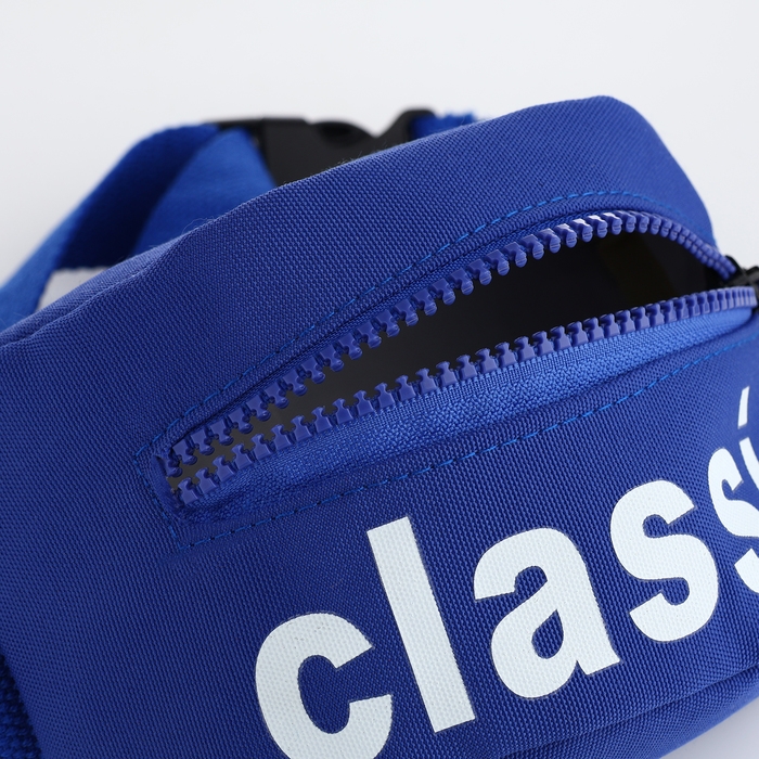 Сумка детская поясная на молнии, цвет синий Сумка детская поясная на молнии, цвет синий