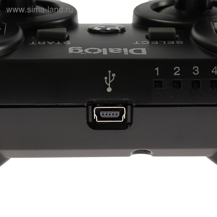 Геймпад Dialog Gan-Kata GP-A16RF, беспроводной, вибрация, для PS3, USB, черный Геймпад Dialog Gan-Kata GP-A16RF, беспроводной, вибрация, для PS3, USB, черный