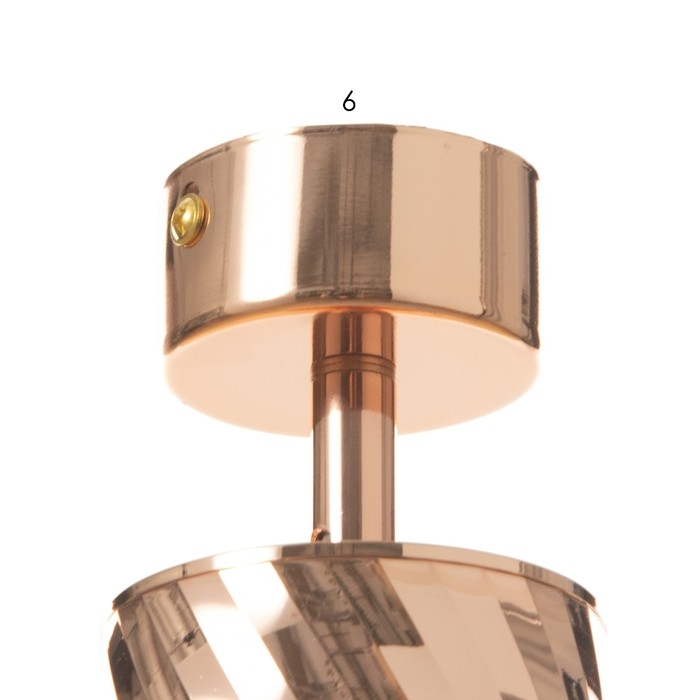 Спот Спот "Астер" GU10 медь 7,5х7,5х20 см