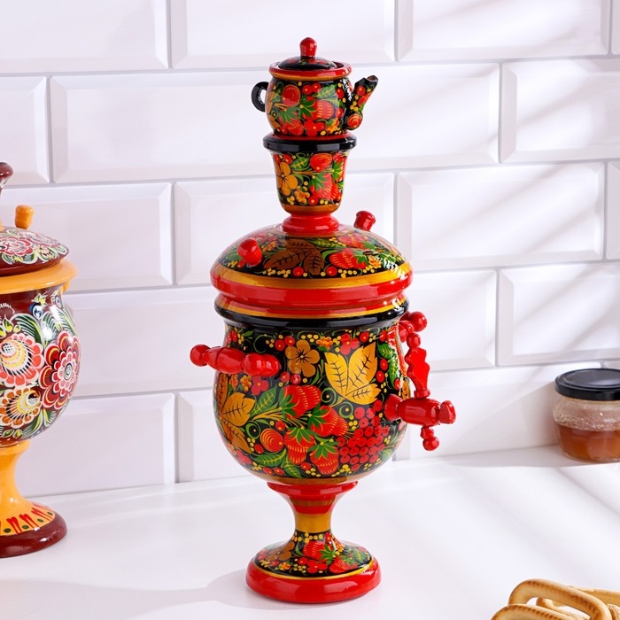 Сувенир «Самовар», хохлома Сувенир «Самовар», хохлома