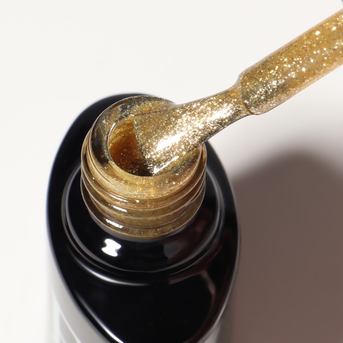 Гель лак для ногтей, «CHROME», шиммерный, 3-х фазный, 8мл, LED/UV, цвет золотистый (005) Гель лак для ногтей, «CHROME», шиммерный, 3-х фазный, 8мл, LED/UV, цвет золотистый (005)