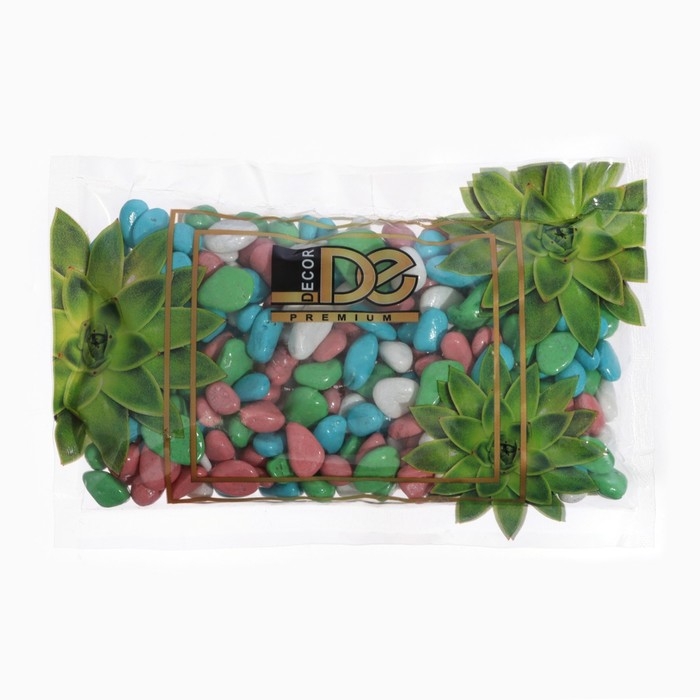 Грунт для аквариума (5-10 мм), салатовый-белый-бирюзовый-розовый, 350 г Грунт для аквариума (5-10 мм), салатовый-белый-бирюзовый-розовый, 350 г