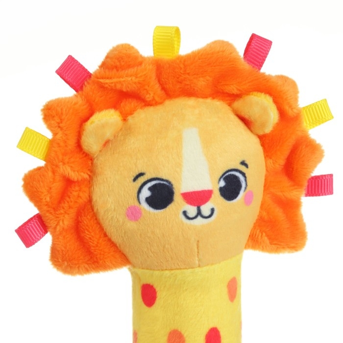 Игрушка - пищалка  Игрушка - пищалка "Львенок" с погремушкой