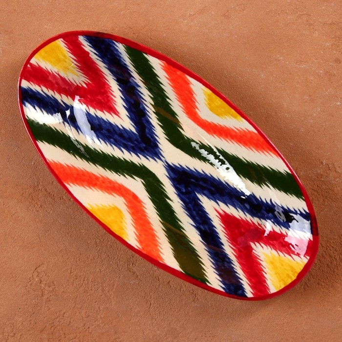 Селедочница Риштанская Керамика  Селедочница Риштанская Керамика "Атлас" 24см