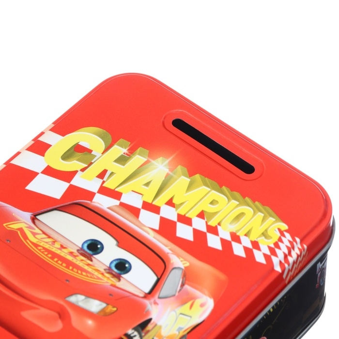 Копилка 14х10х5.8 см, металл, Тачки Копилка 14х10х5.8 см, металл, Тачки