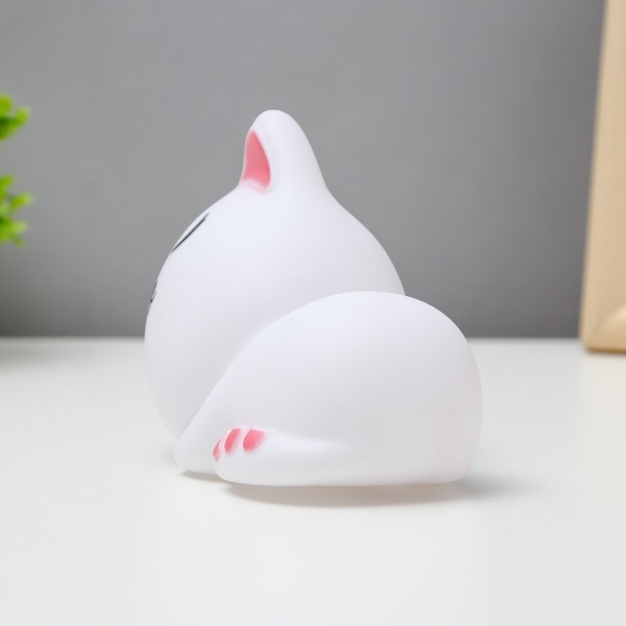 Ночник Ночник "Мурзик" LED от батареек 3xLR44 белый 7х15х10см RISALUX