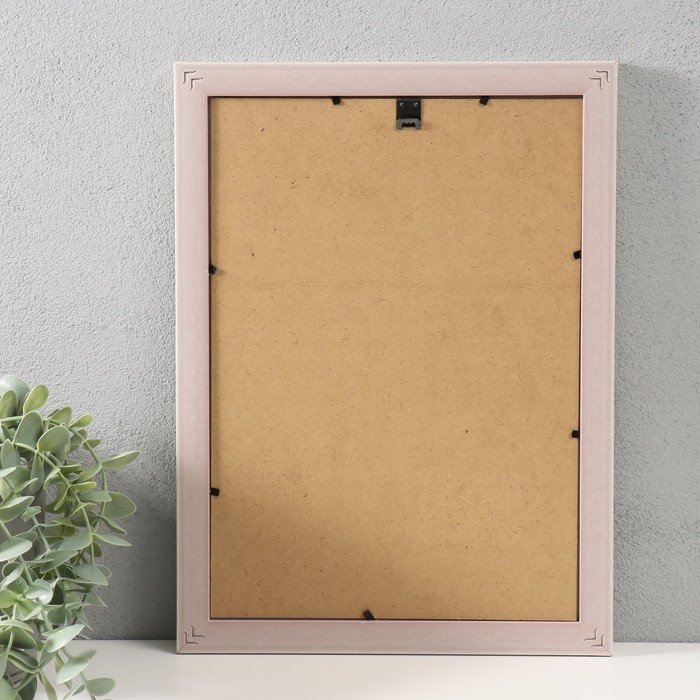 Фоторамка пластик формат А4 Фоторамка пластик формат А4 "Двойная. Белый кирпич" 33,7х25х1 см