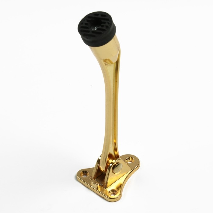 Фиксатор дверной LOCKLAND, Фиксатор дверной LOCKLAND, "козья ножка", цвет золото